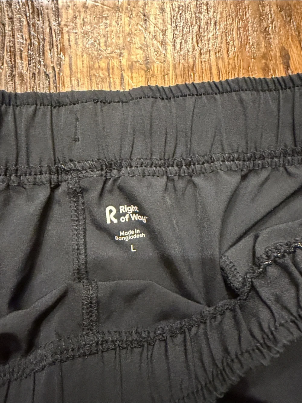 Black Athletic Drawstring Shorts